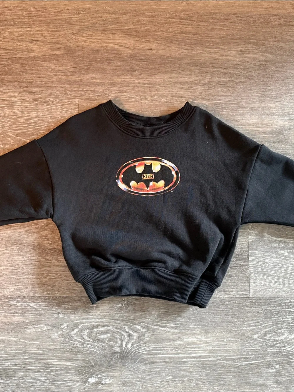 Kith Kids x Batman Kids Iconic Nelson Crewneck